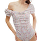 Free People - Printed bella bodysuit
