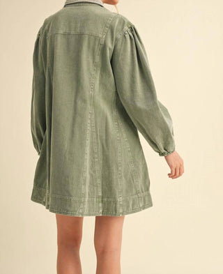 &Merci - Edge Line Denim Mini Dress