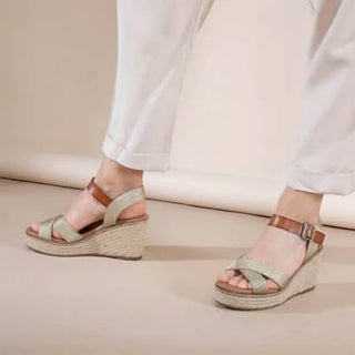 Xti - Women's Jute Wedge Sandals