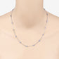 1.80 Carat Genuine Tanzanite .925 Sterling Silver Necklace