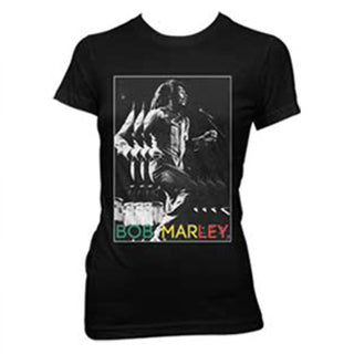 Bob Marley - Women's Live Repeat T-shirt
