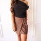 Astr - Ashvi Wrap Mini Skirt