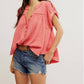 Free People - Horizons Double Cloth Top