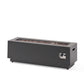 Modern Dark Grey 40' Outdoor Iron Propane Fire Pit