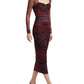 Amanda Uprichard - Cade Printed Body-con Midi Dress