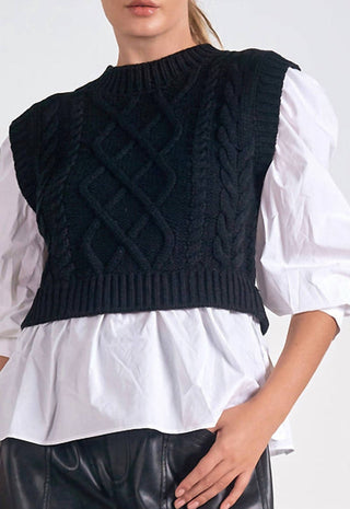 Elan - Layered Sweater Vest