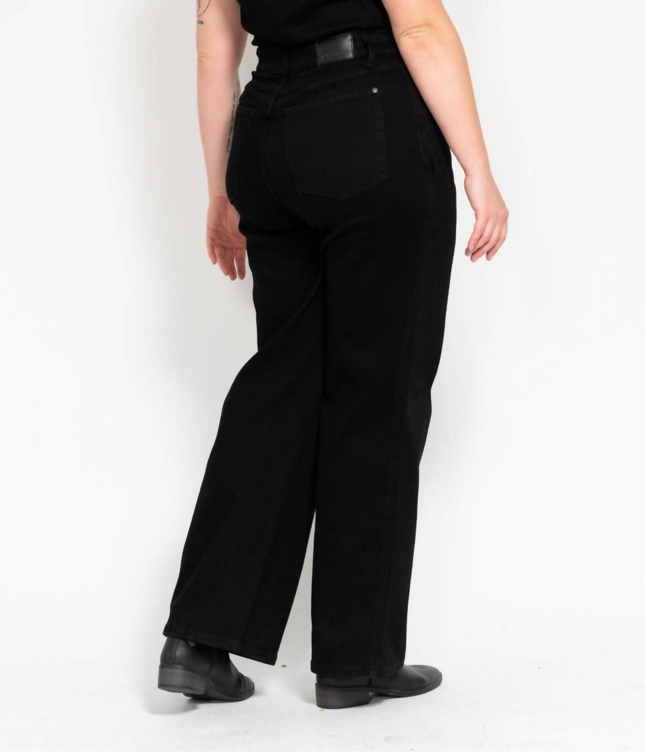 Judy Blue - High Waist Tummy Control Jumpsuit Straight Leg Jeans - Plus