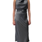 Lapointe - Lightweight Satin Belted Dress