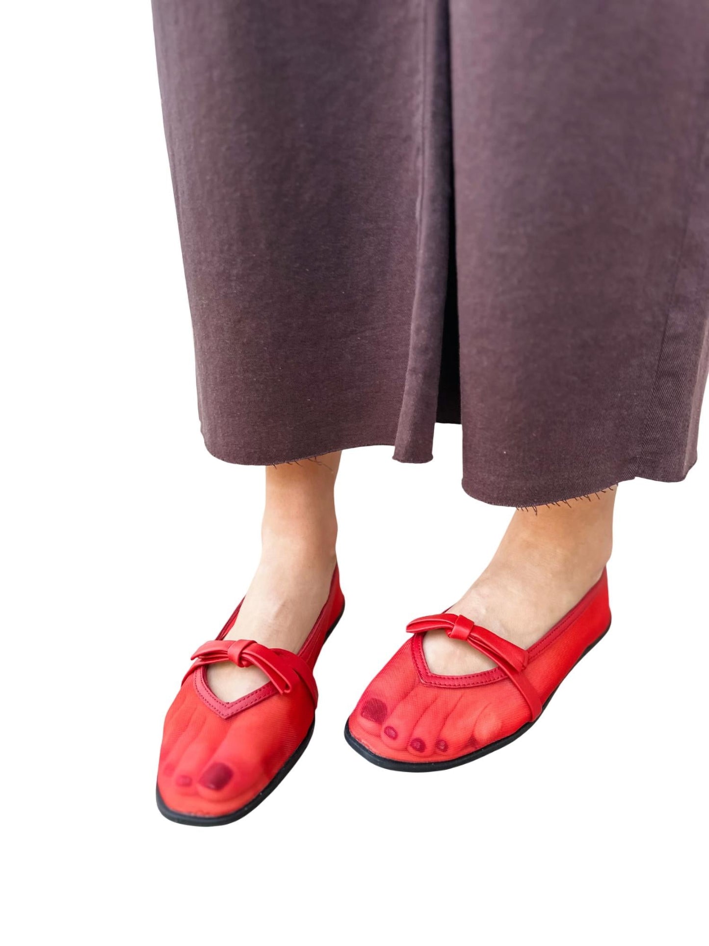 Free People - Mesh Mania Bow Flats