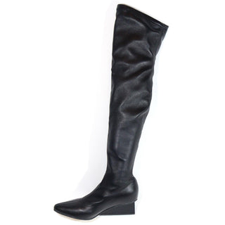 All Black - Women's Square Edge Boots