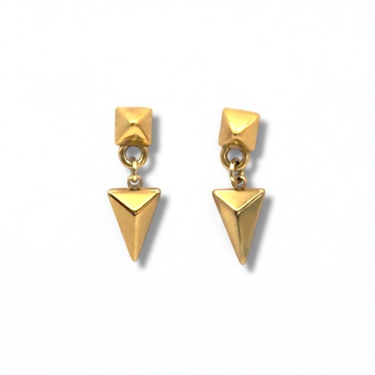 Jagged Halo Jewelry - Women's Arrowhead Drop Earrings