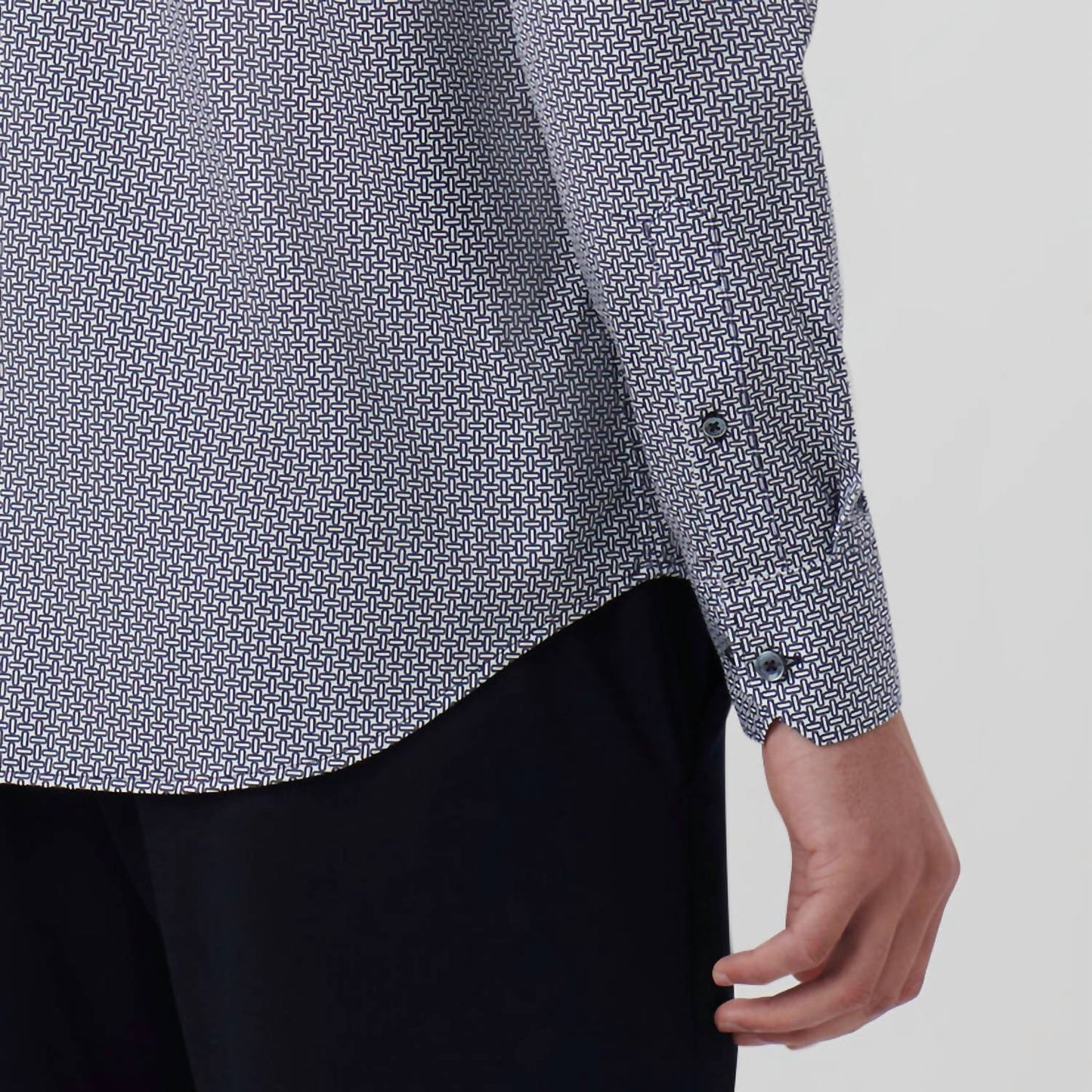 Bugatchi Uomo - James Basketweave Ooohcotton Shirt