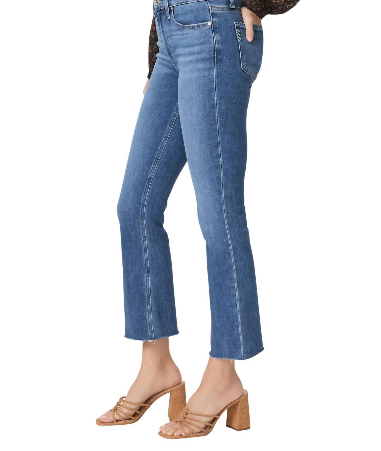 Paige - Colette Crop Flare Jean