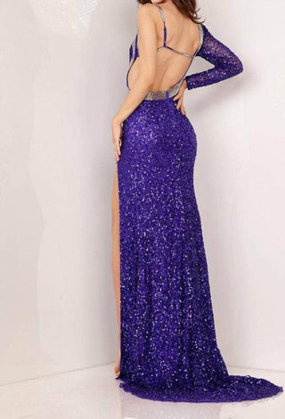 Aleta - One Shoulder Design Full Sequin Dress