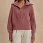 Varley - Maura Half Zip Knit Sweater