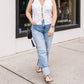 Steve Madden - Tie Front Scoopneck Tank Top