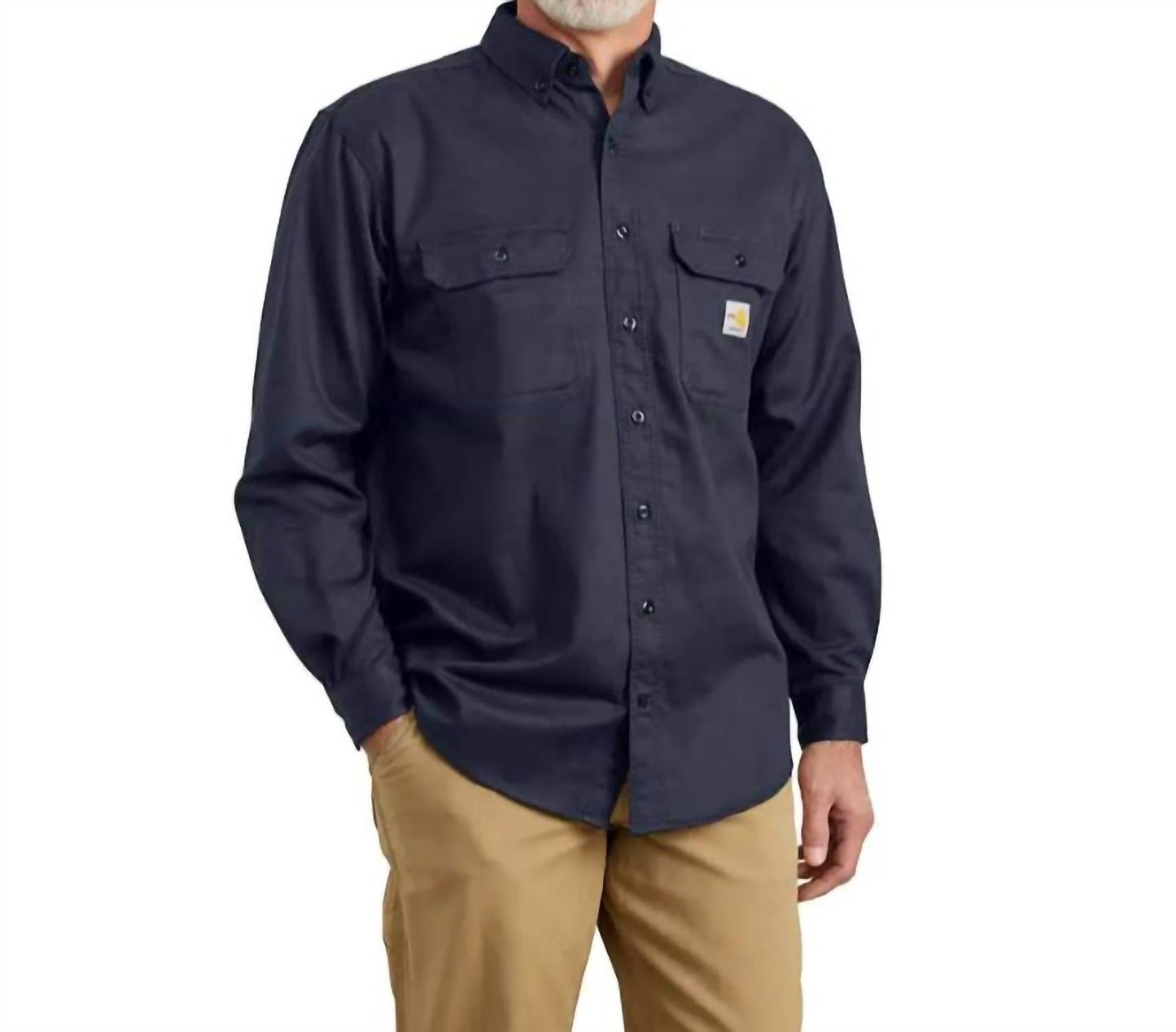 Carhartt - Flame-resistant Twill Shirt With Pocket - Tall