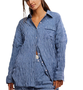 Free People - Cloud Ten Seersucker Sleep Shirt