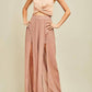 Entro - Solid Slit Maxi Pants