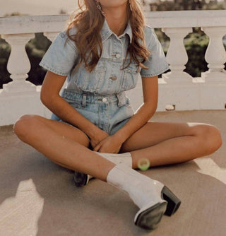 Le Lis - Button Down Romper