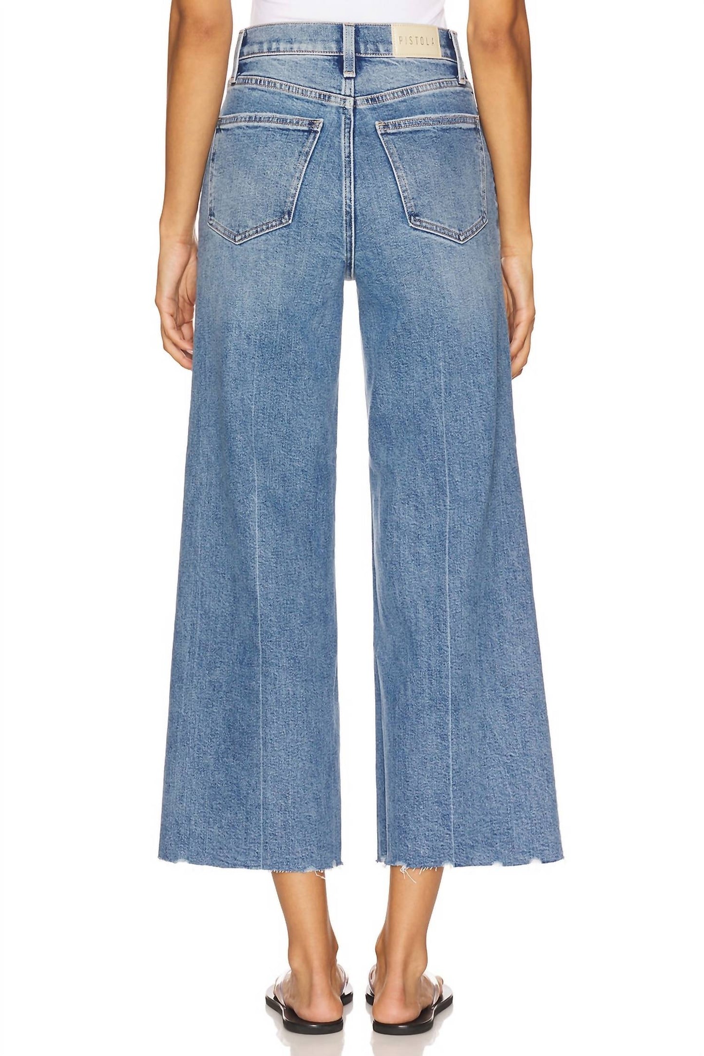 Pistola - Lana Crop High Rise Ultra Wide Leg Jean