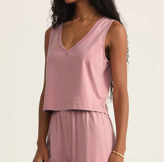 Z Supply - Sloane V-Neck Cotton Jersey Top