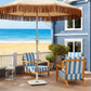 Metal Umbrella Stand Base with Adjustable Foot Pads