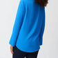 Joseph Ribkoff - Collared Long Sleeve Gauze Top