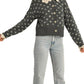 &Merci - Doll Collar Button Up Cardigan Sweater