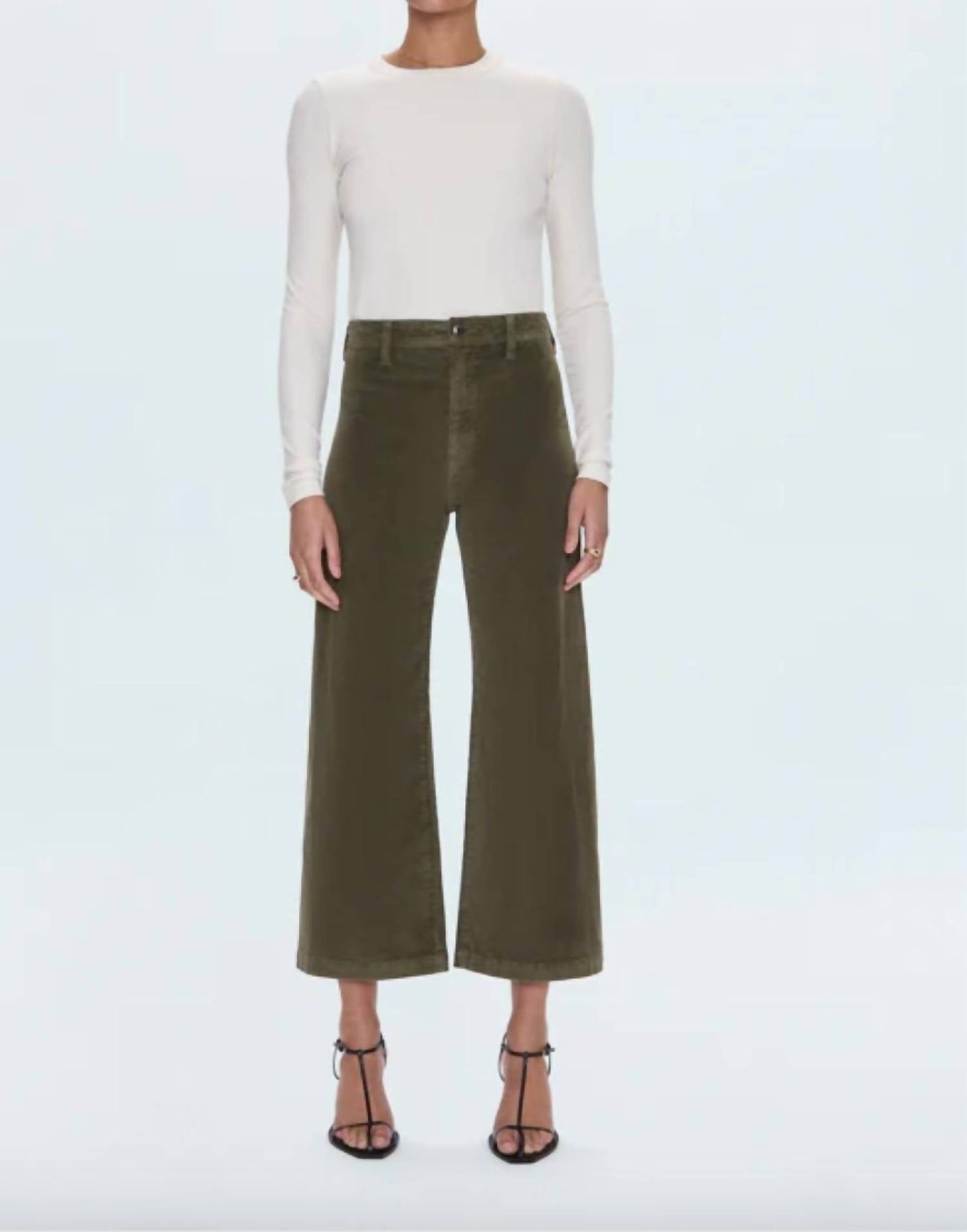Pistola - Penny Crop High Rise Wide Leg Pant