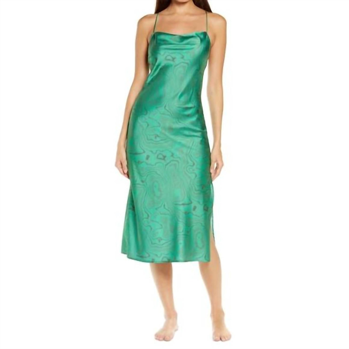 Kilo Brava - Satin Slip Dress