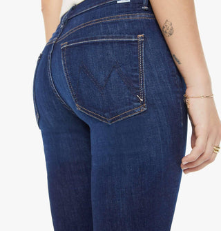 Mother - High-waisted Crop Fray Jeans