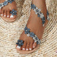 Trendsi - Women's Toe Loop Flats Sandals