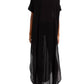 Aqua - Swim Button Front Maxi Swim Cover-up
