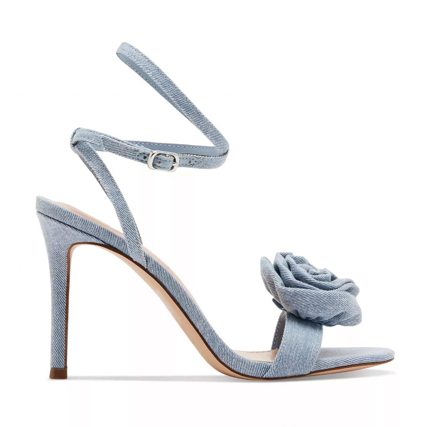 Madden Girl - Women's Rounded Toe Rosette Stiletto Heels