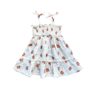 Babysprouts - Kids Turtle Tiered Mini Dress