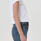 Agolde - Adine Shrunken Crewneck Tee
