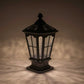 Garden Post Light Black Aluminum Outdoor Column Light