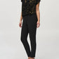 Joseph Ribkoff - Silky Knit And Foiled Velvet Jumpsuit