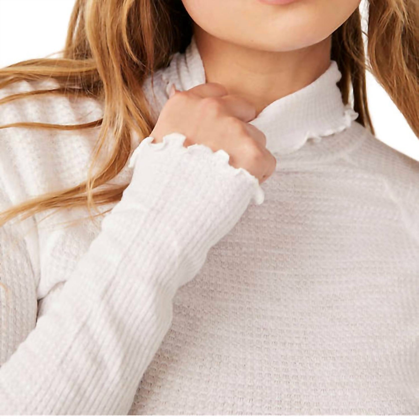 Free People - White Make It Easy Thermal