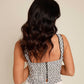 Emory Park - Daisy Lace Up Corset Tank Top