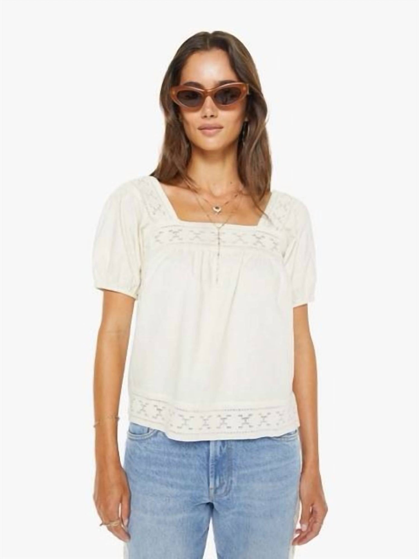 Mother - Women's Memory Lane Puff Sleeve Blouse