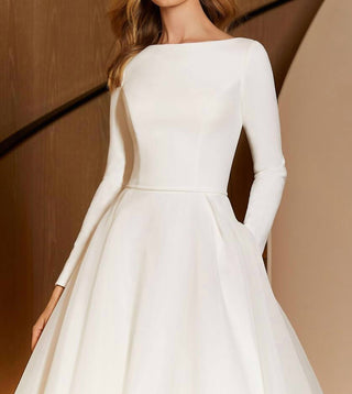 Morilee - Chastity High Crepe Dress