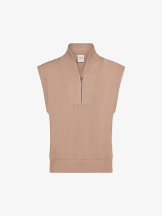 Varley - Loretta Half-zip Sleeveless Sweatshirt