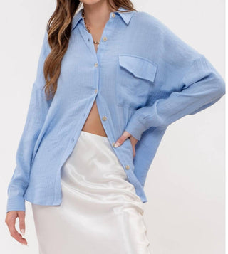 Blu Pepper - Bluebell Long Sleeve Button Down Shirt