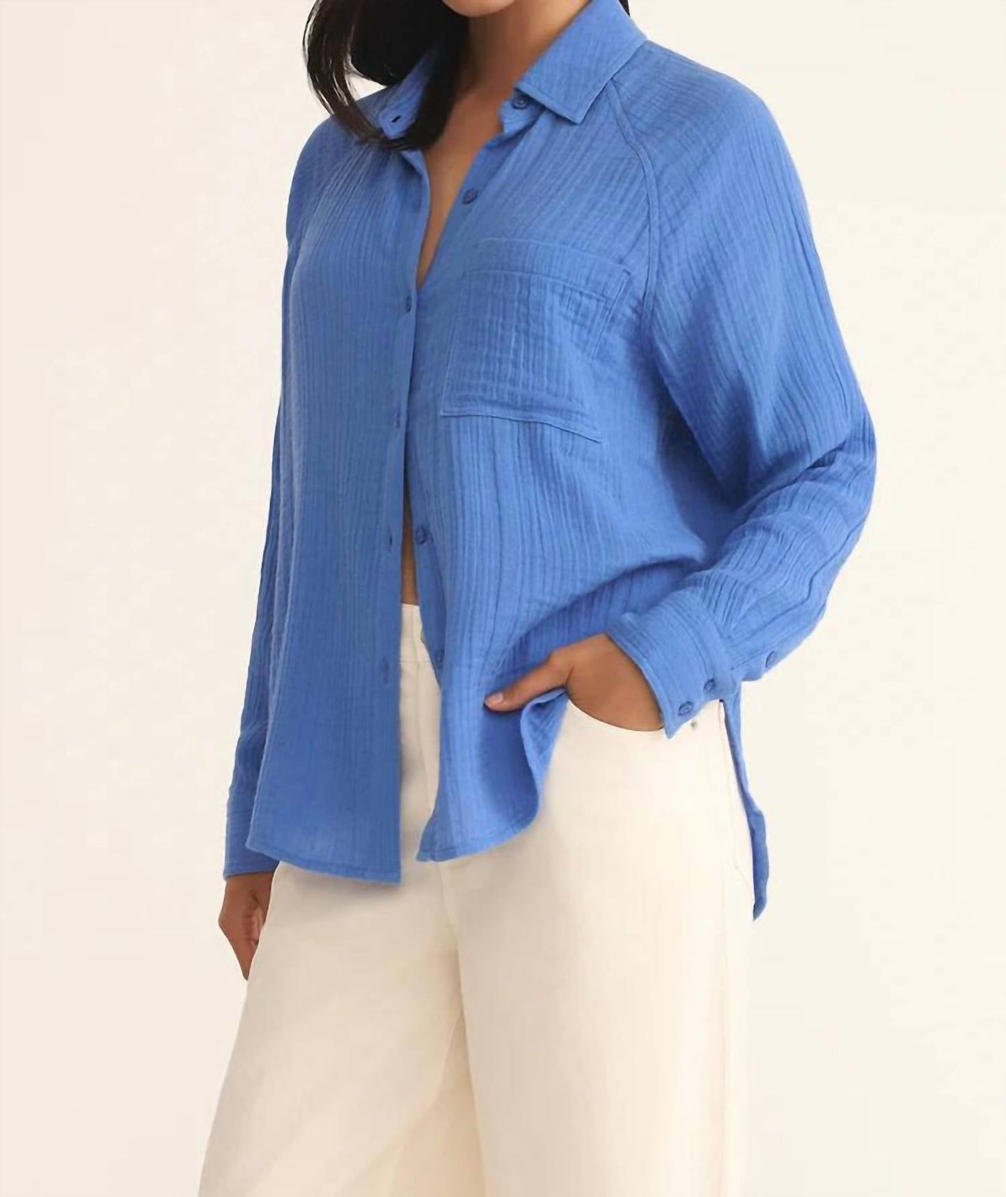 Z Supply - Perfect Airy Gauze Button-up Shirt