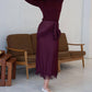 Mima Rosso - Burgundy Knit Top