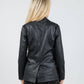 Lysse - Women's Versatile Vegan Leather Blazer