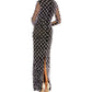 Mac Duggal - Hand Beaded Crystal Rhinestone Evening Gown