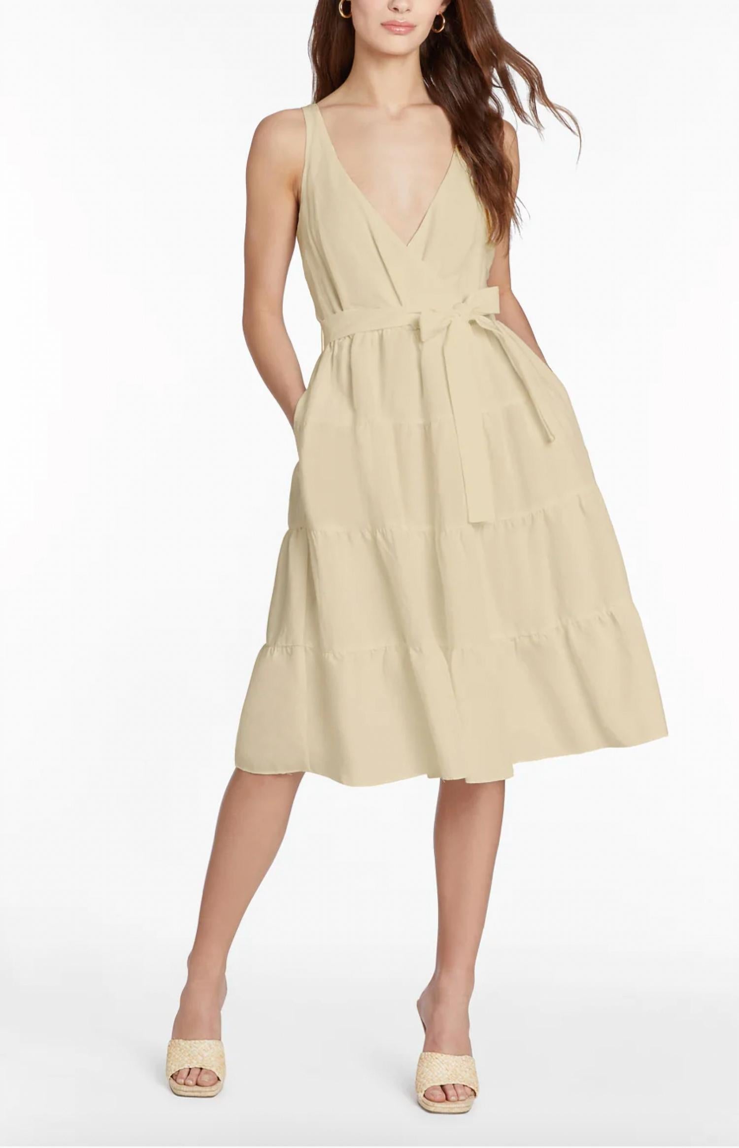 Amanda Uprichard - Cortland Linen Midi Dress